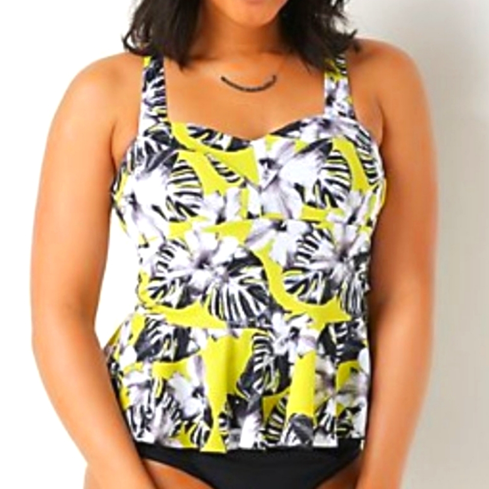 G.i.l.i.Floral Print Tankini Top